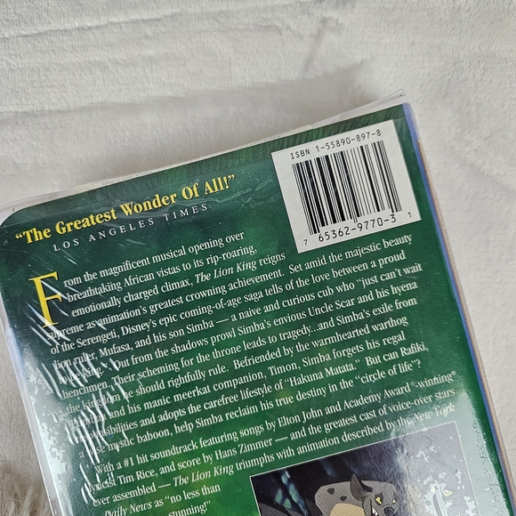The Lion King VHS New and Sealed - Picture 8 of 8